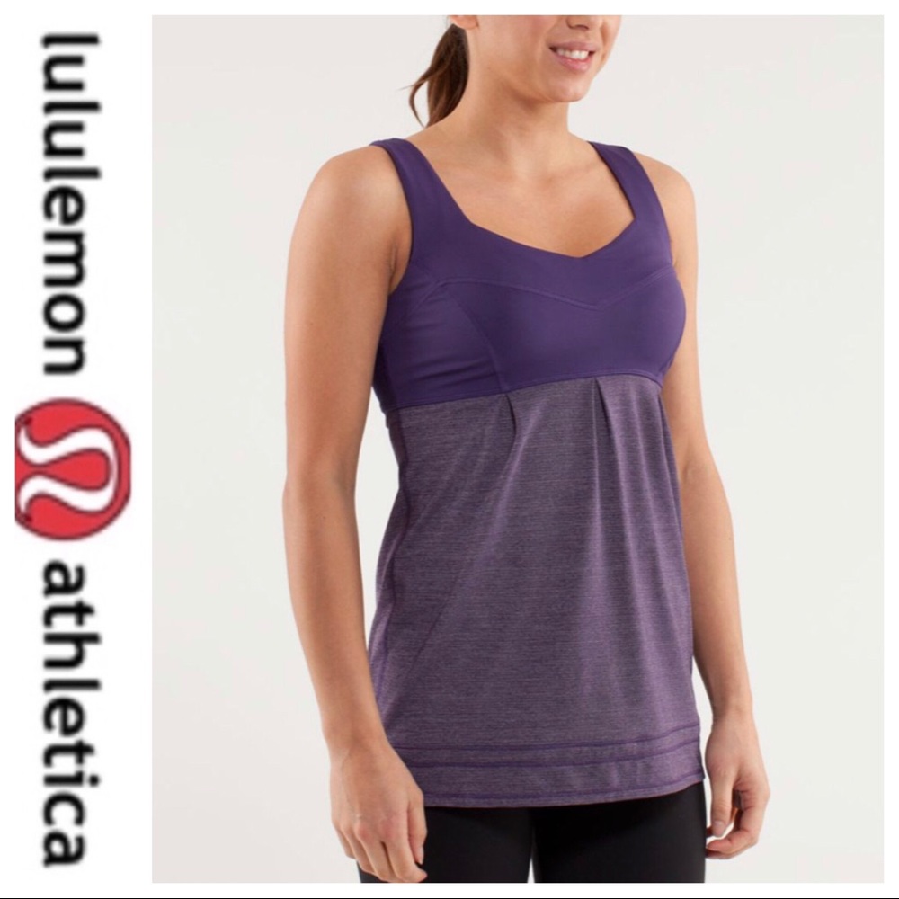 💕SALE💕Lululemon Purple Grape Tame Me Tank Top - Picture 2 of 8